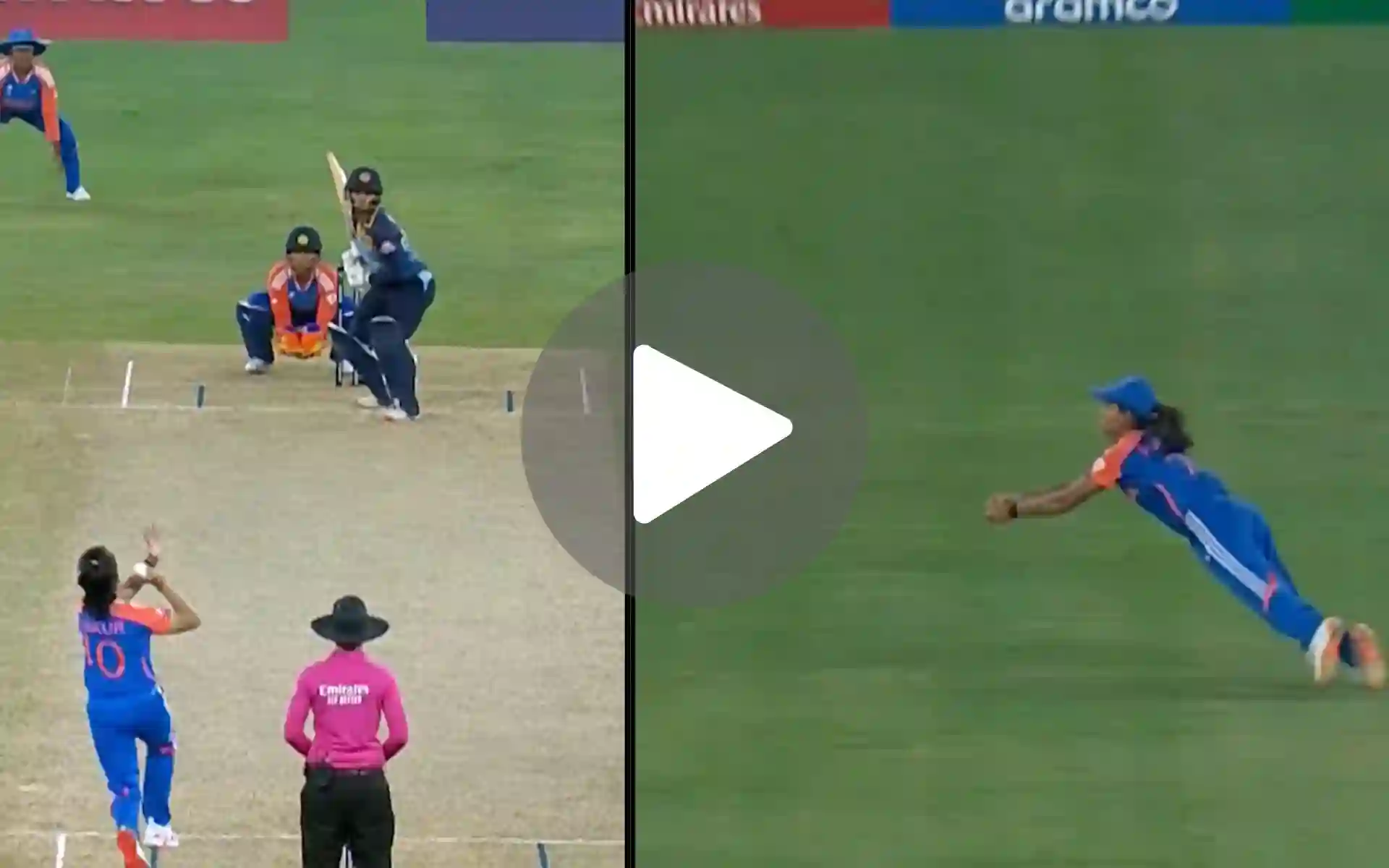 [Watch] Radha Yadav's Flying Catch Against Sri Lanka In Women's T20 World Cup 2024